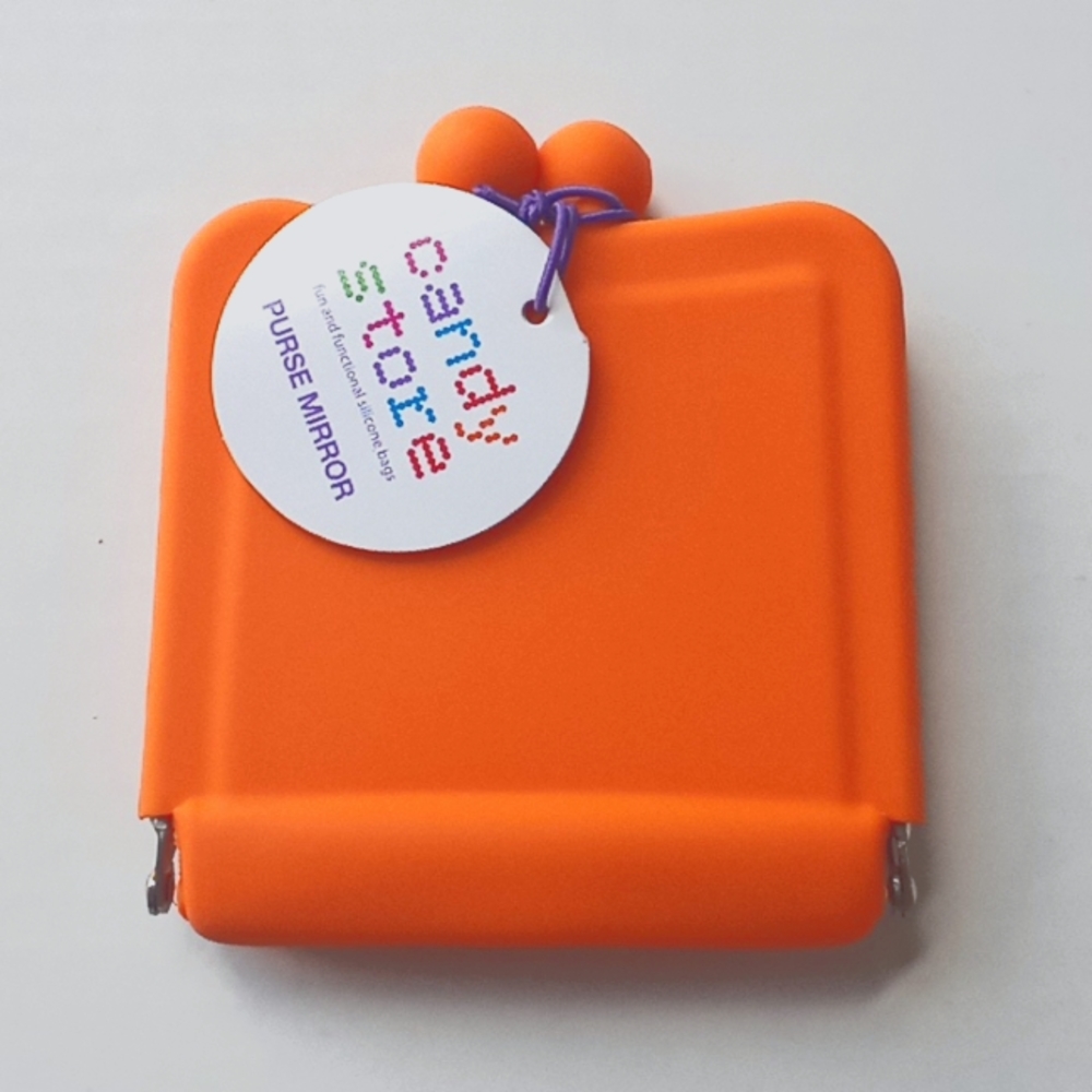 Candy Store Orange Silicone Mirror